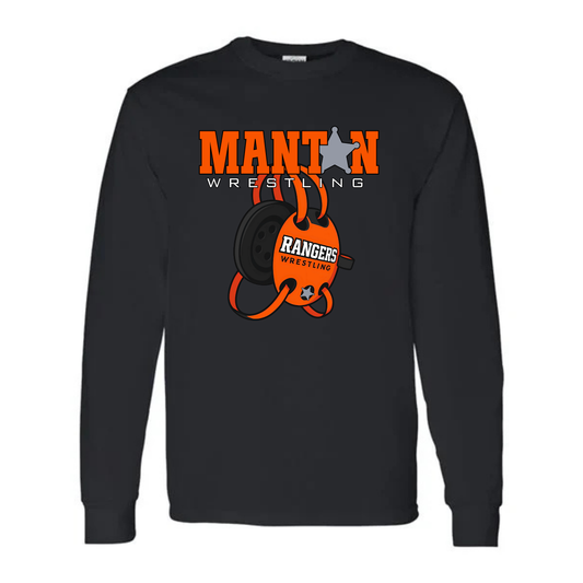Manton Rangers Wrestling UNISEX Long-Sleeve T-Shirt