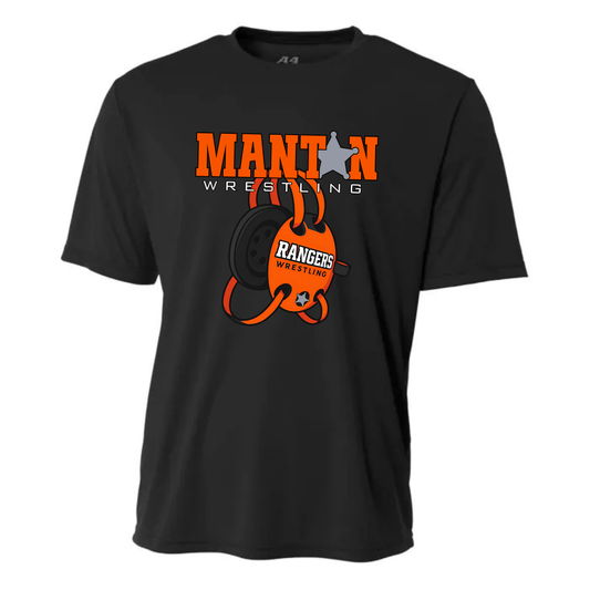 Manton Rangers Wrestling DRI-FIT Cooling Performance T-Shirt