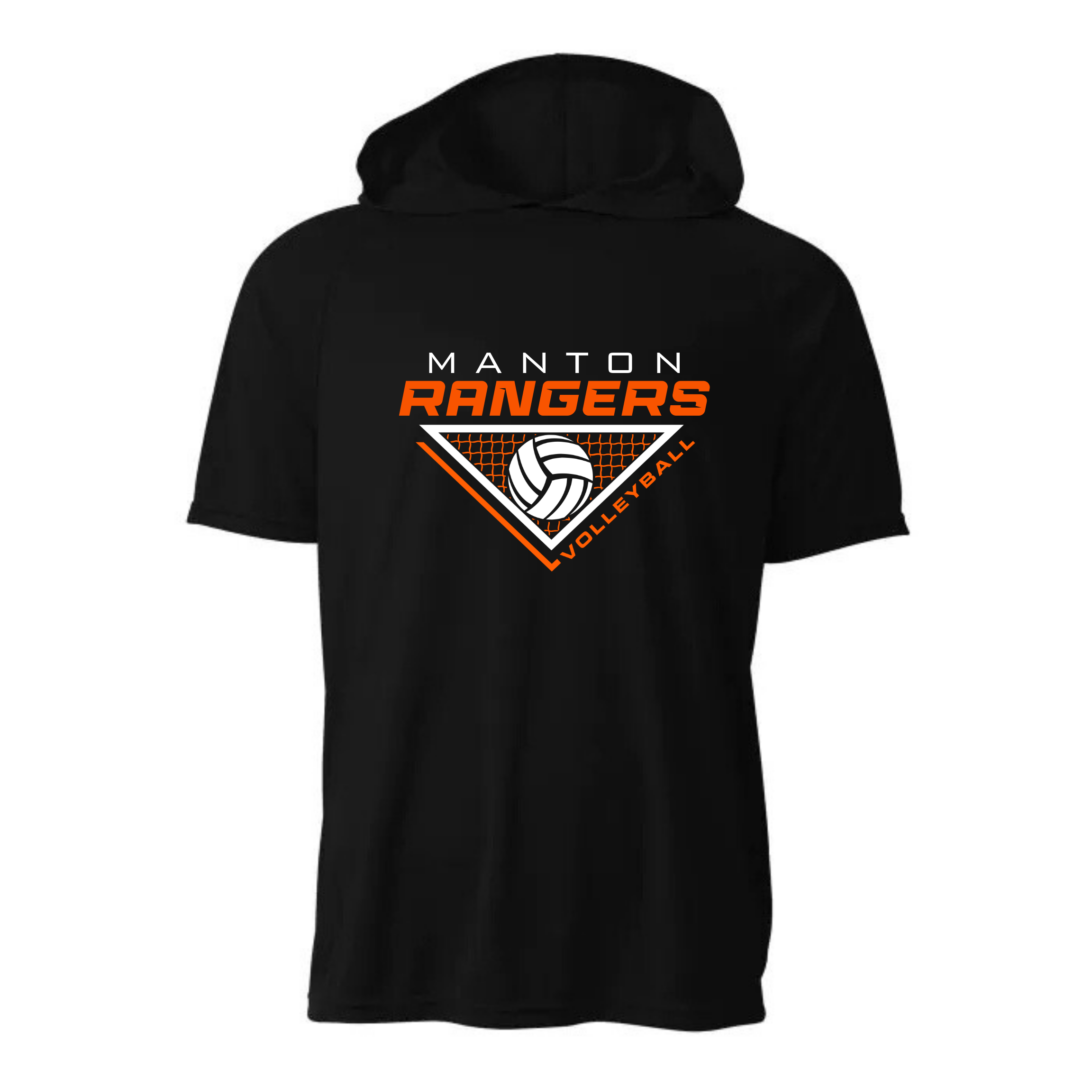 Manton Rangers Volleyball DRI-FIT Cooling Performance Hooded T-Shirt ...