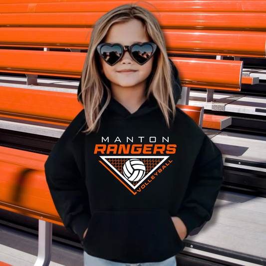 Manton Rangers Volleyball Unisex YOUTH Hoodie