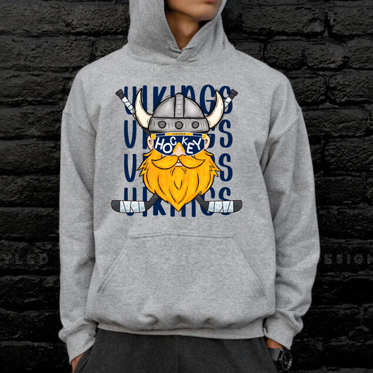 Cadillac Vikings Hockey Unisex YOUTH Hoodie