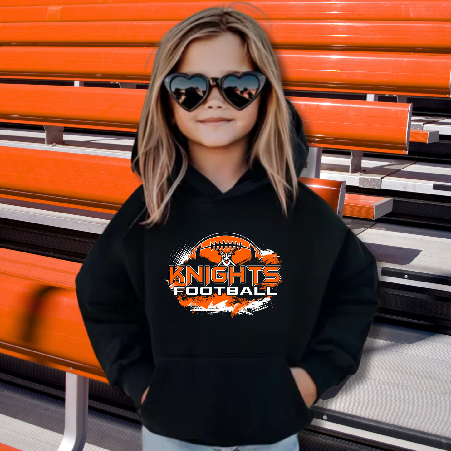 Knights Junior Football Unisex YOUTH Hoodie