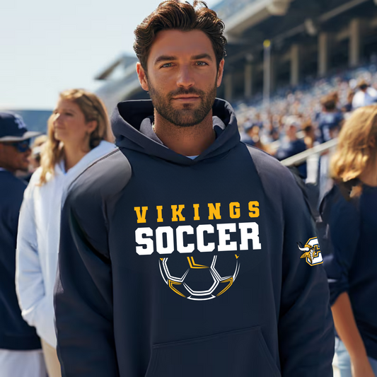 Cadillac Vikings Soccer ADULT Hoodie