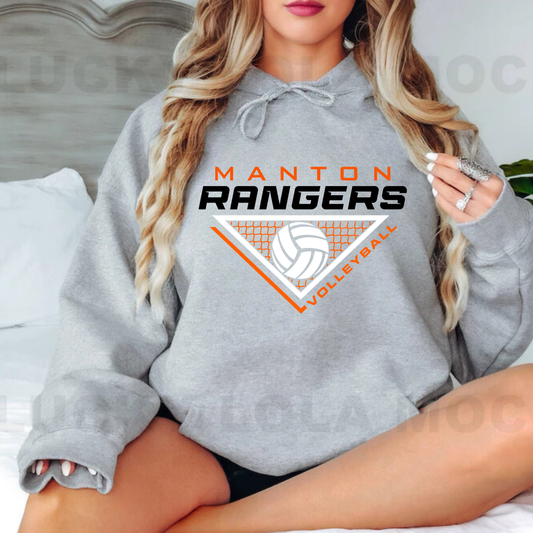 Manton Rangers Volleyball ADULT Hoodie