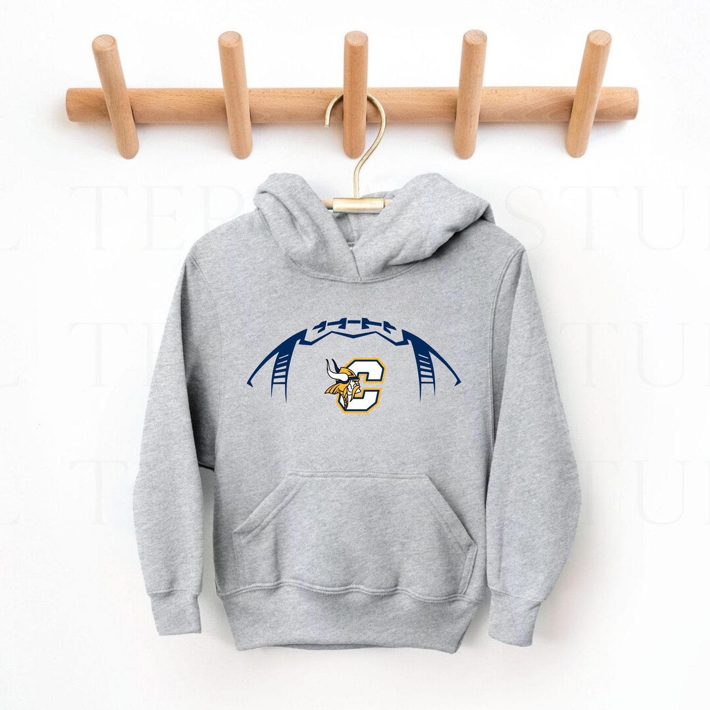 Cadillac Vikings Football UNISEX Hoodie - SPORT GREY