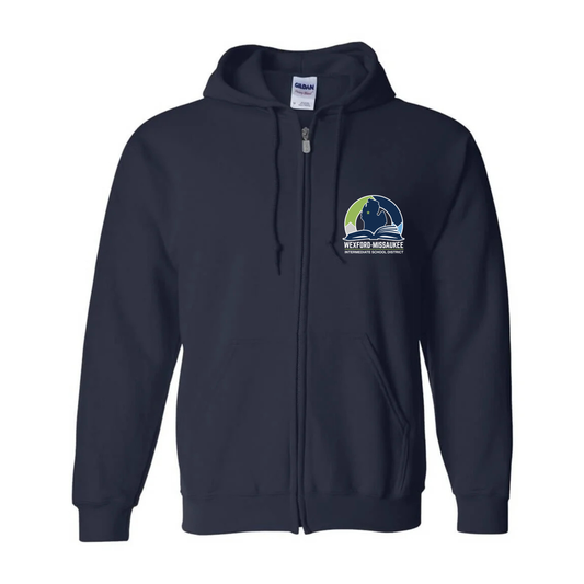 Wexford Missaukee ISD ADULT Unisex Full Zip Hoodie - NAVY