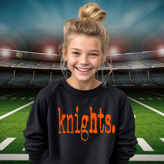 Knights Junior Football YOUTH Crewneck Sweatshirt