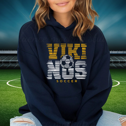 Cadillac Vikings Soccer ADULT Hoodie