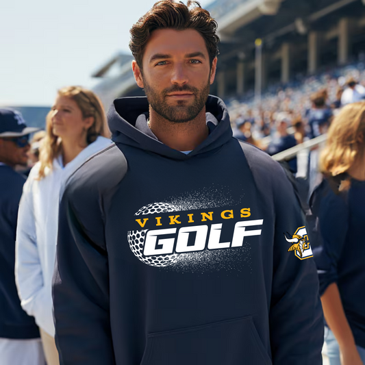 Cadillac Vikings Golf ADULT Hoodie