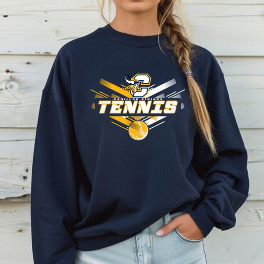 Cadillac Vikings Tennis ADULT Crewneck Sweatshirt