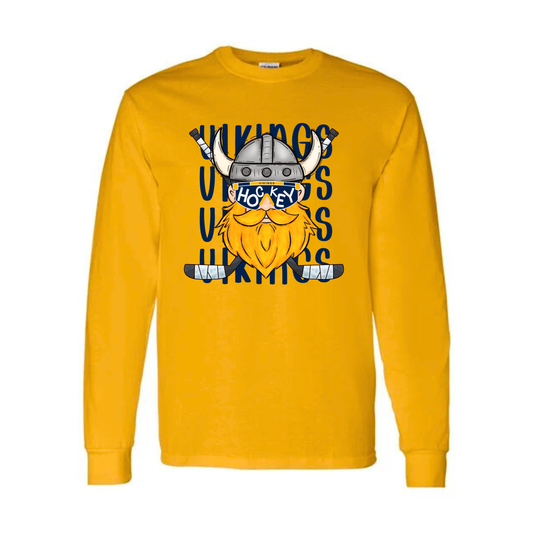 Cadillac Vikings Hockey UNISEX Long-Sleeve T-Shirt