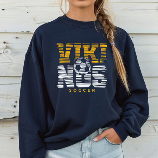 Cadillac Vikings Soccer ADULT Crewneck Sweatshirt