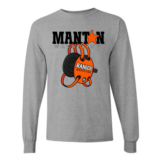Manton Rangers Wrestling UNISEX Long-Sleeve T-Shirt