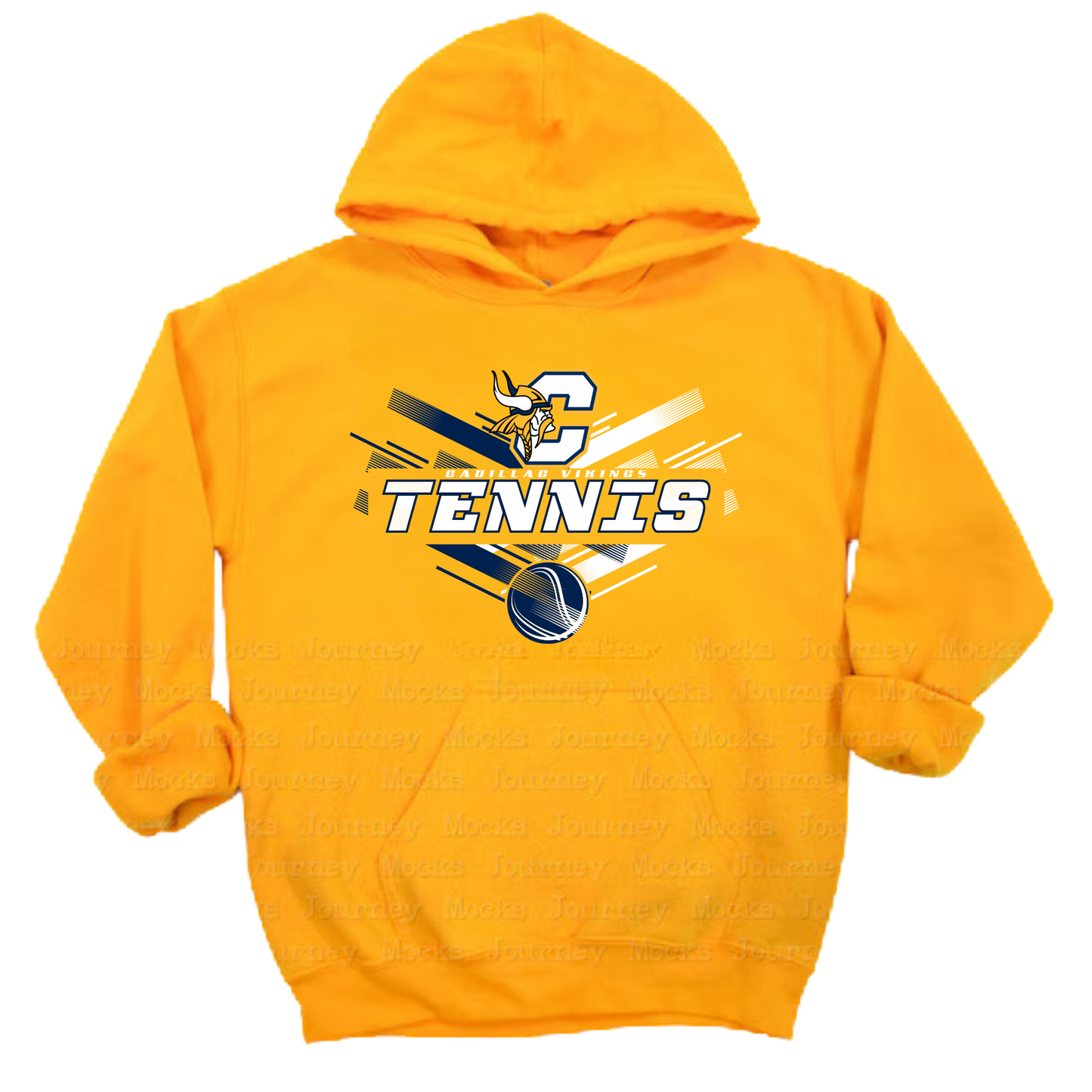 Cadillac Vikings Tennis ADULT Hoodie