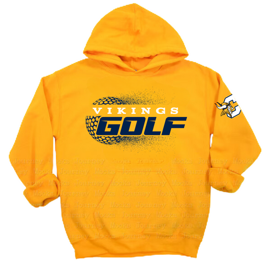 Cadillac Vikings Golf ADULT Hoodie