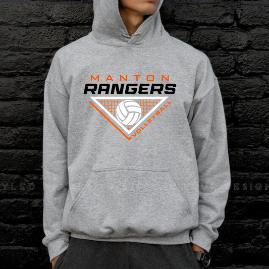 Manton Rangers Volleyball Unisex YOUTH Hoodie