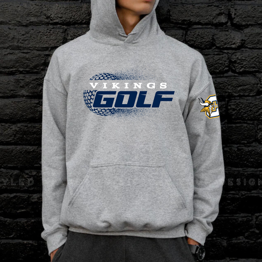 Cadillac Vikings Golf ADULT Hoodie