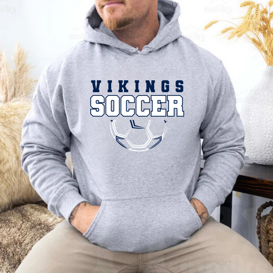 Cadillac Vikings Soccer ADULT Hoodie