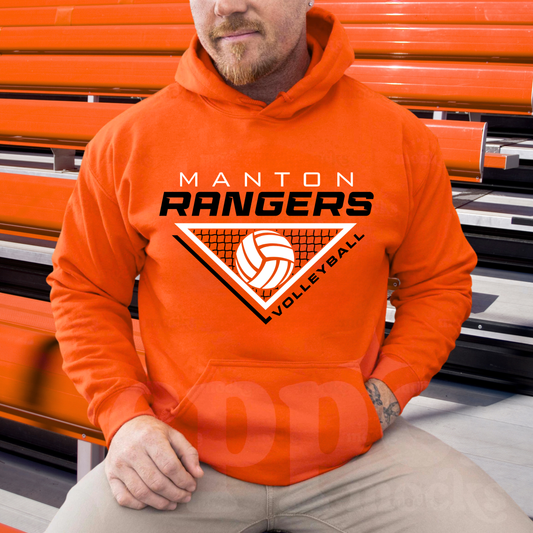 Manton Rangers Volleyball ADULT Hoodie