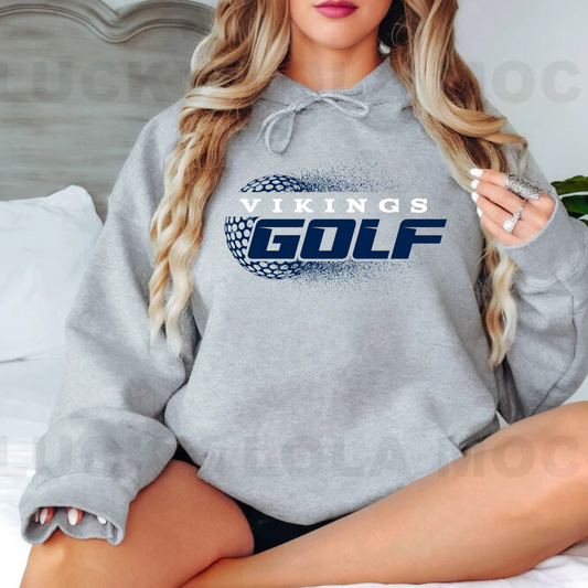 Cadillac Vikings Golf ADULT Hoodie