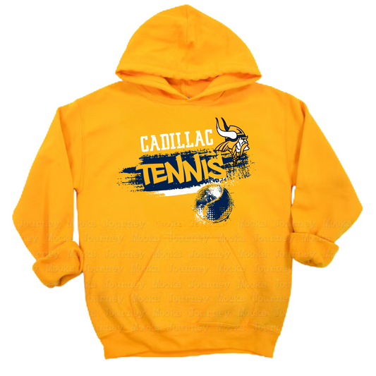 Cadillac Vikings Tennis ADULT Hoodie