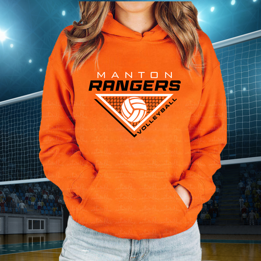 Manton Rangers Volleyball ADULT Hoodie