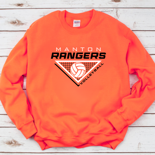 Manton Rangers Volleyball ADULT Unisex Crewneck Sweatshirt