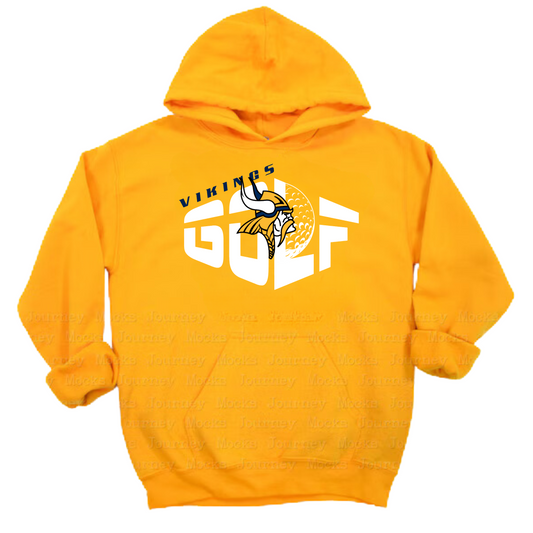 Cadillac Vikings Golf ADULT Hoodie