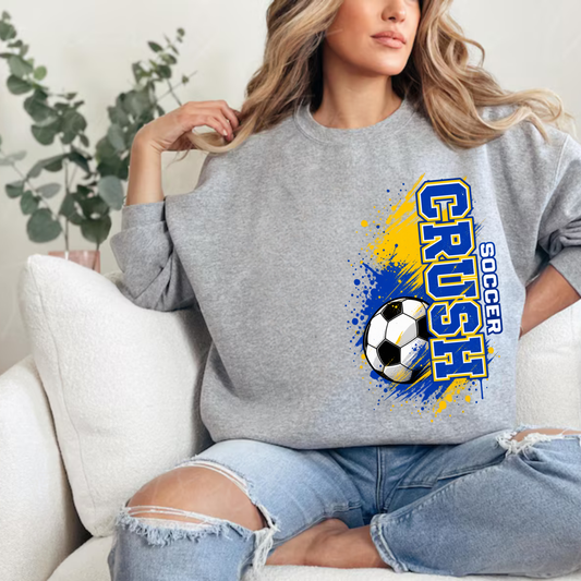 Crush Soccer UNISEX Crewneck Sweatshirt