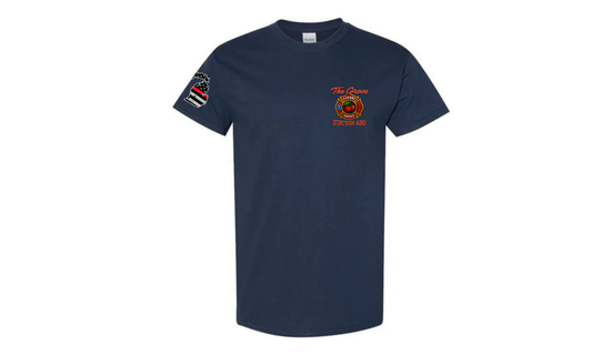 Cherry Grove Fire Department UNISEX T-Shirt - NAVY (Cherry Logo)