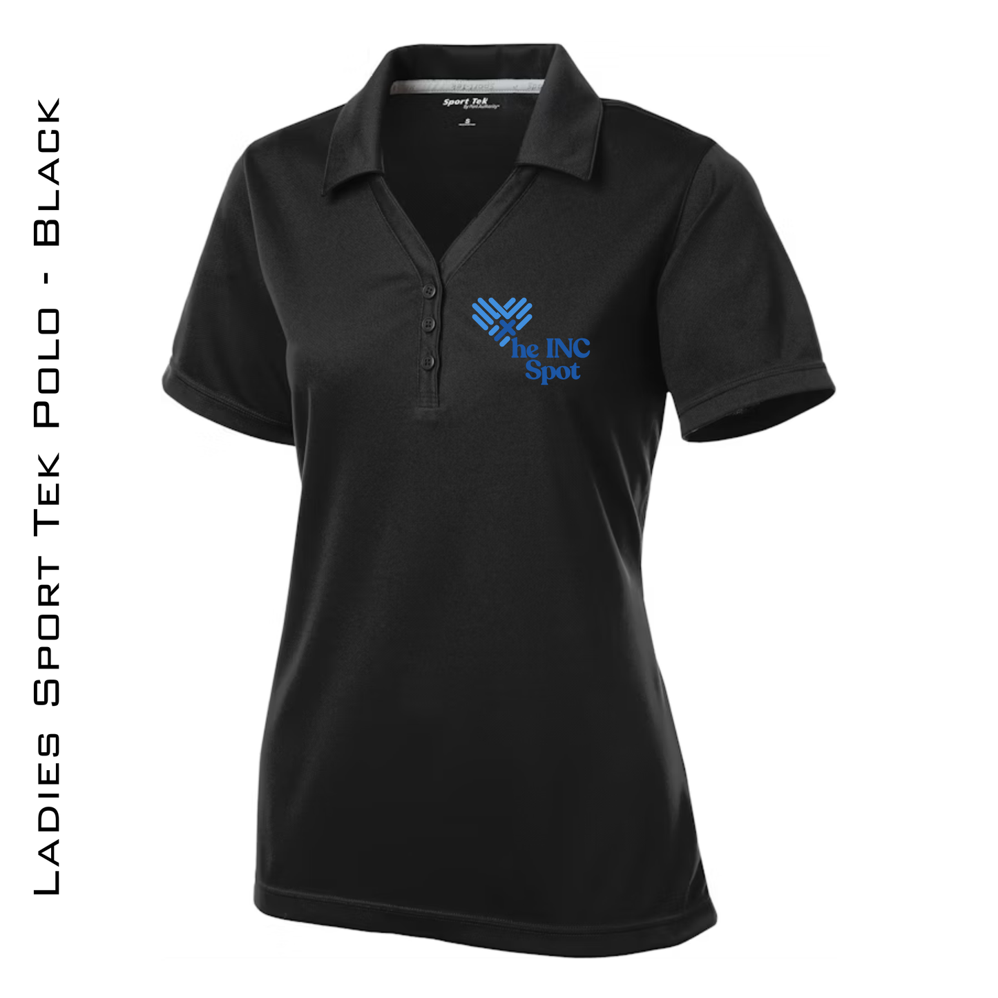 Love INC Dri-Fit WOMEN'S Performance Polo - BLACK