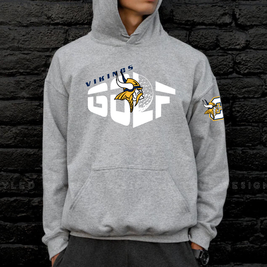 Cadillac Vikings Golf ADULT Hoodie