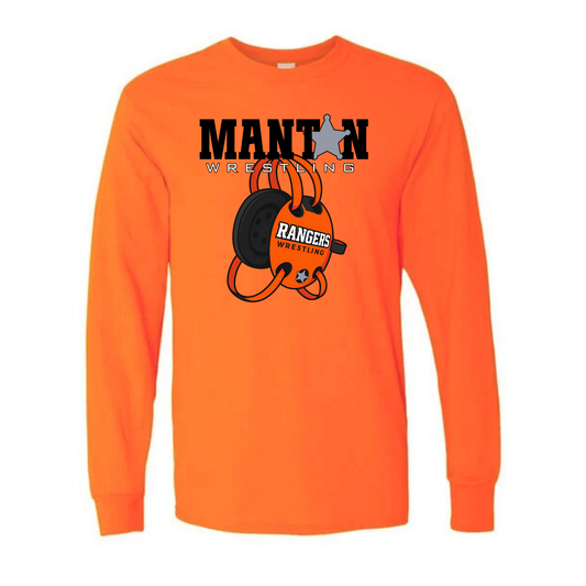 Manton Rangers Wrestling UNISEX Long-Sleeve T-Shirt
