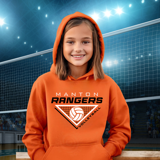 Manton Rangers Volleyball Unisex YOUTH Hoodie