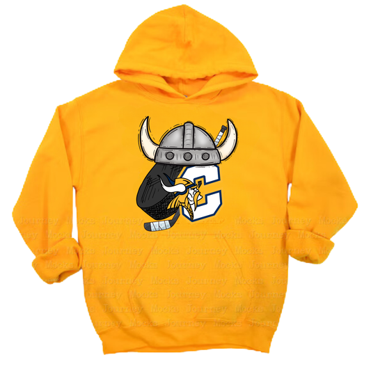 Cadillac Vikings Hockey Unisex YOUTH Hoodie