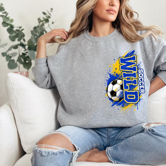 Wild Soccer UNISEX Crewneck Sweatshirt