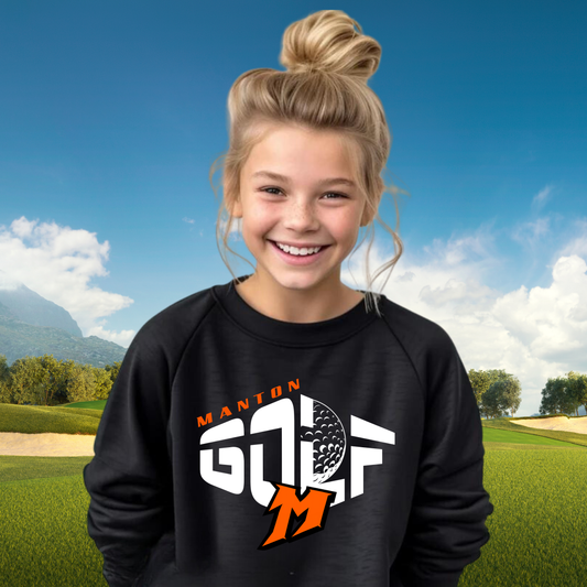 Manton Rangers Golf YOUTH Crewneck Sweatshirt
