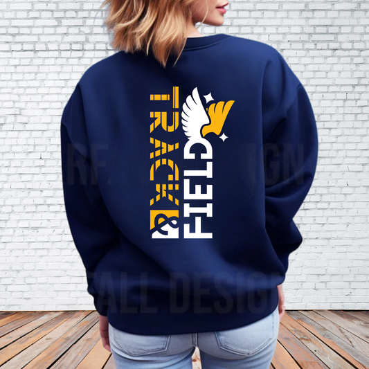 Cadillac Vikings Track & Field ADULT Crewneck Sweatshirt