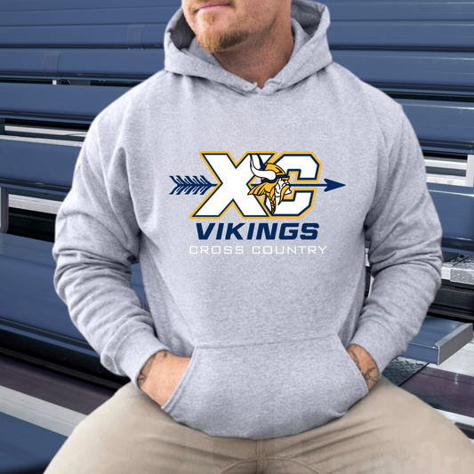 Cadillac Vikings Cross Country ADULT Hoodie