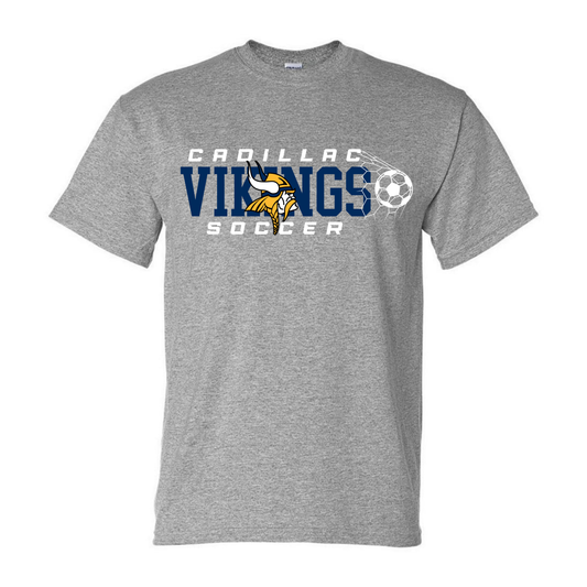Cadillac Vikings Soccer ADULT Unisex T-Shirt