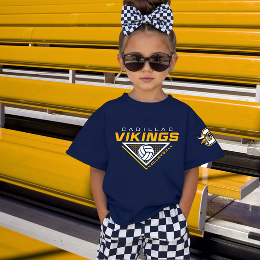 Cadillac Vikings Volleyball Unisex YOUTH T-Shirt