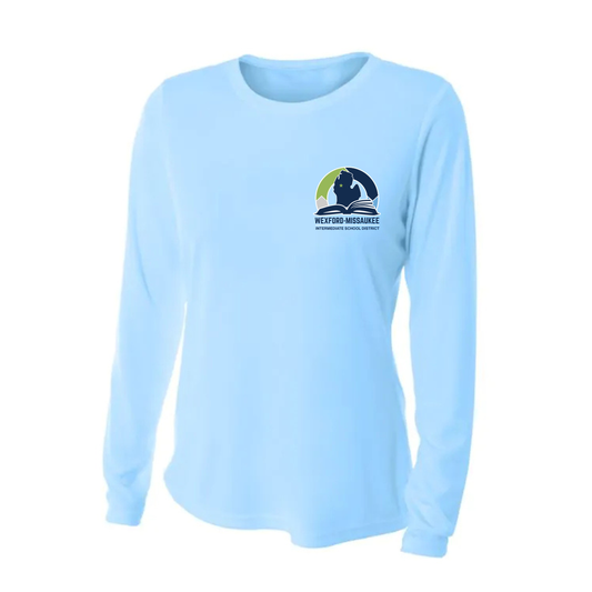 Wexford Missaukee ISD Women's DRI-FIT Cooling Performance Long-Sleeve T-Shirt - SKY BLUE