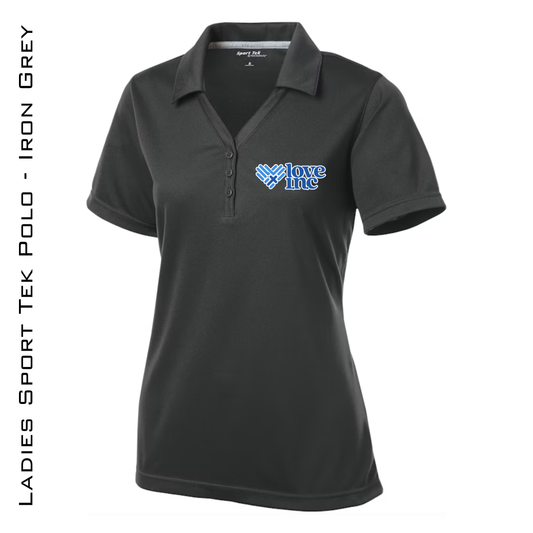 Love INC Dri-Fit WOMEN'S Performance Polo - IRON GREY