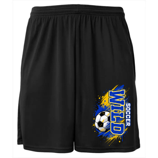 WILD Soccer Dri-Fit Cooling Performance Shorts w/ Pockets