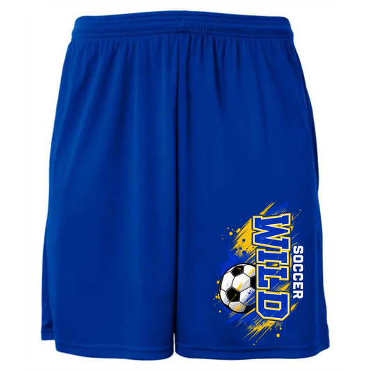 WILD Soccer Dri-Fit Cooling Performance Shorts w/ Pockets