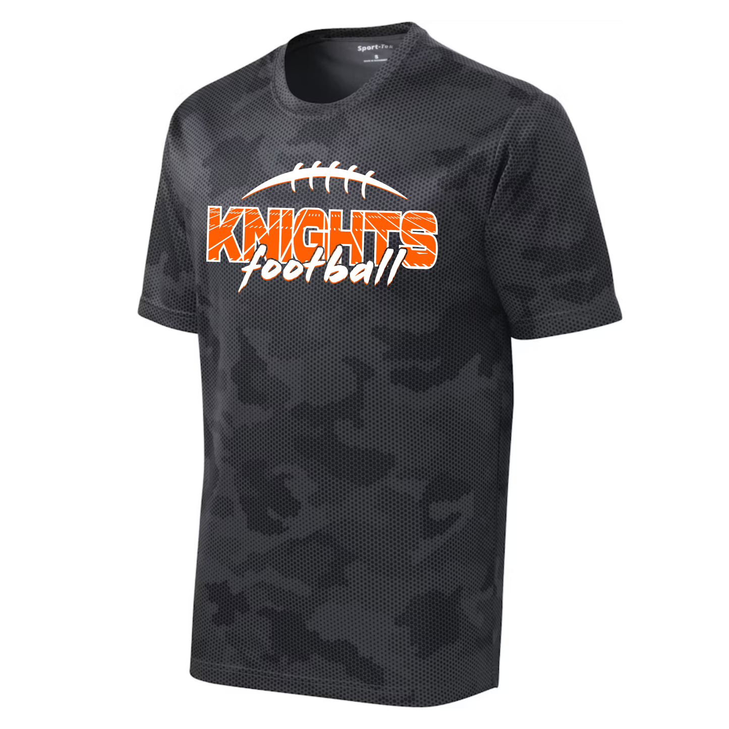 Knights Junior Football DRI-FIT Cooling Performance T-Shirt - Camo Hex Black