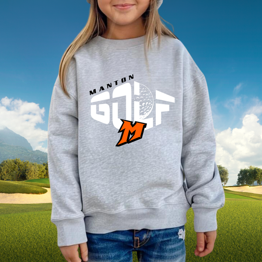 Manton Rangers Golf YOUTH Crewneck Sweatshirt