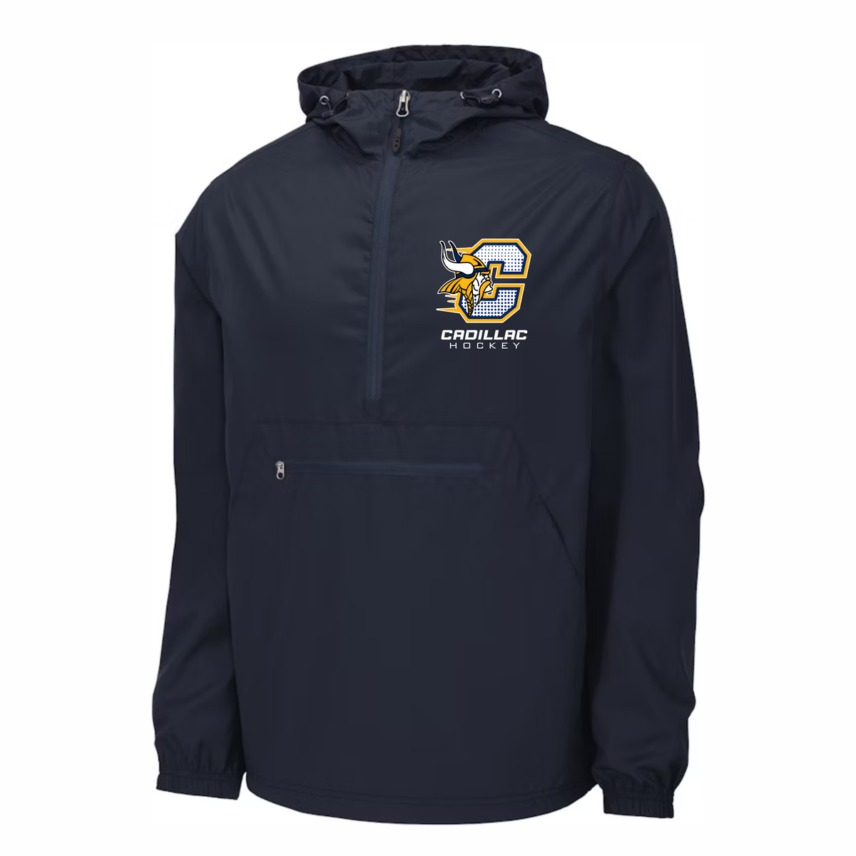 Cadillac Vikings Hockey Light-weight Windbreaker Rain Gear