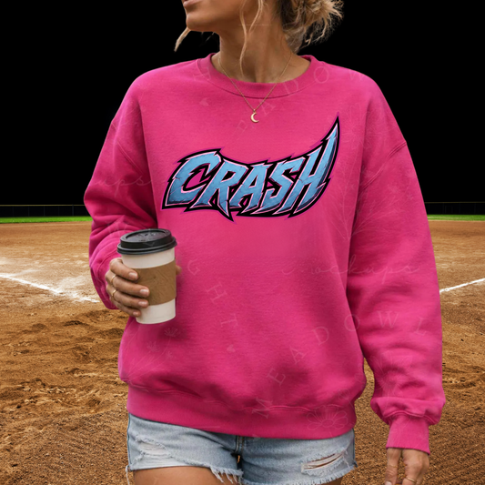 Crash Softball UNISEX Crewneck Sweatshirt