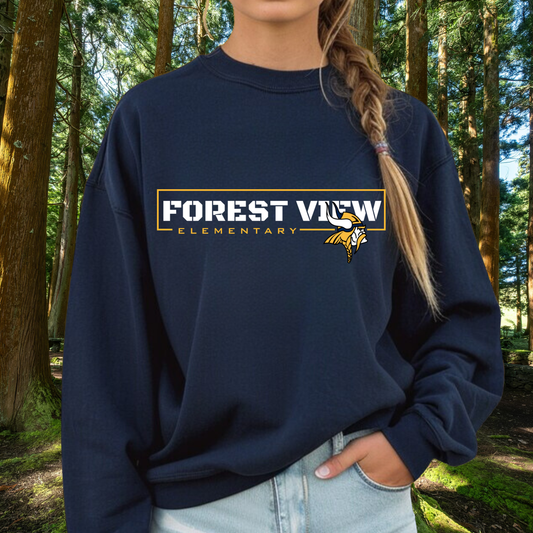 Forest View Elementary UNISEX Crewneck Sweatshirt